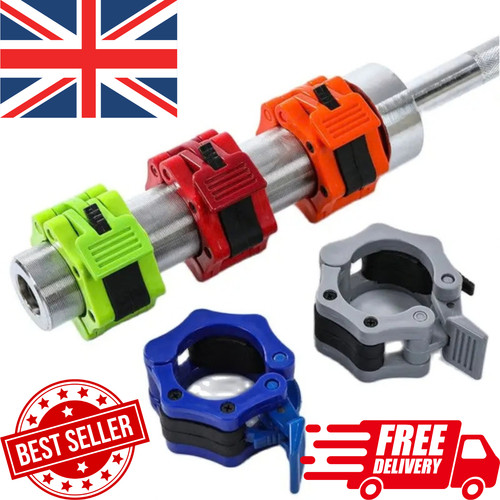 Inch olympic barbell clamps - 2,
