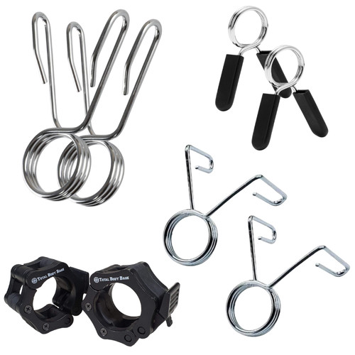 Barbell spring collars - barbell,