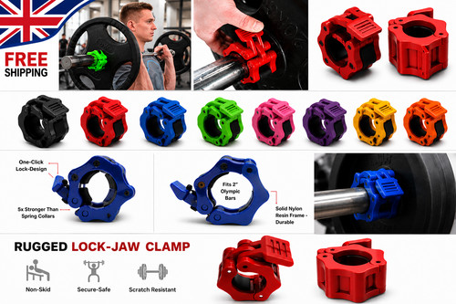 Inch olympic barbell clamps - 2,